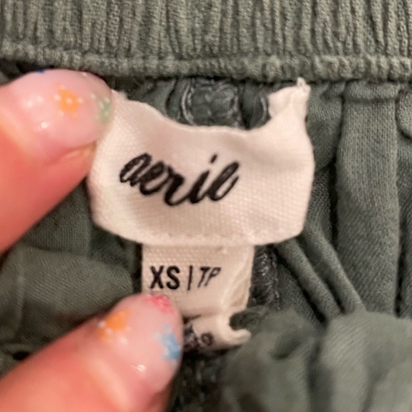 AERIE Rock 'N' Ruffle Palm Green Skort Size XS - Picture 6 of 7